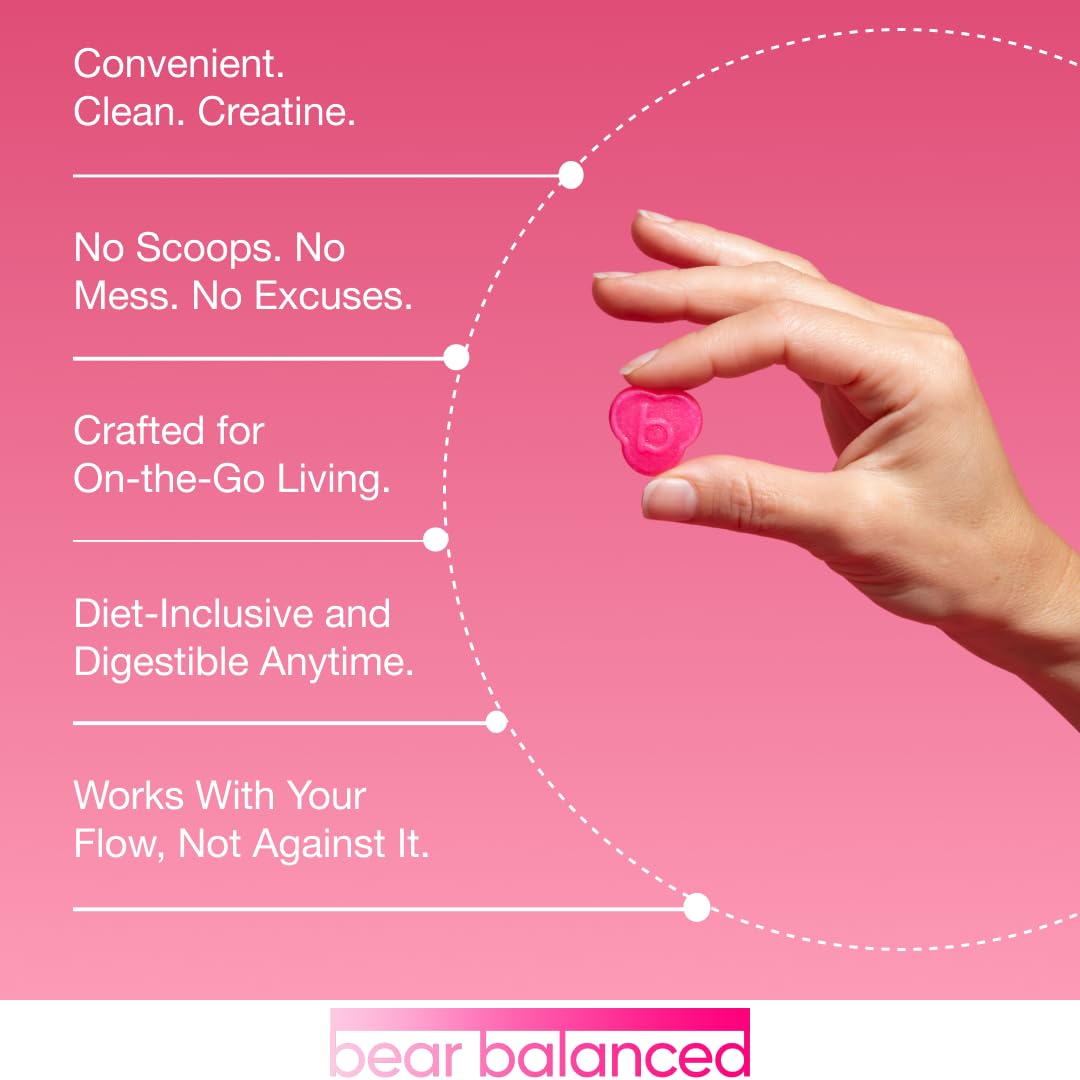 Vegan, keto-friendly Bear Balanced Creatine Gummies