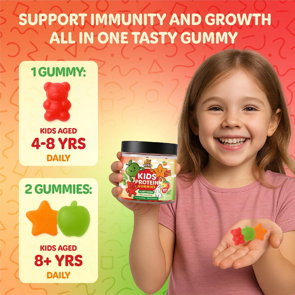 Bear Bites Gummies in a lunchbox for mess-free daily snacks