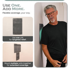 Bear Brush backscratcher expands coverage by mounting multiple units side by side.