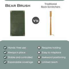 Bear Brush backscratcher office setup offering quick back comfort during work.