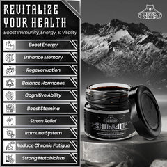 Bear Grips Shilajit fulvic acid detail supports nutrient absorption