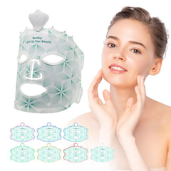 BeaRay red light mask for face with adjustable fit enhances radiant skin