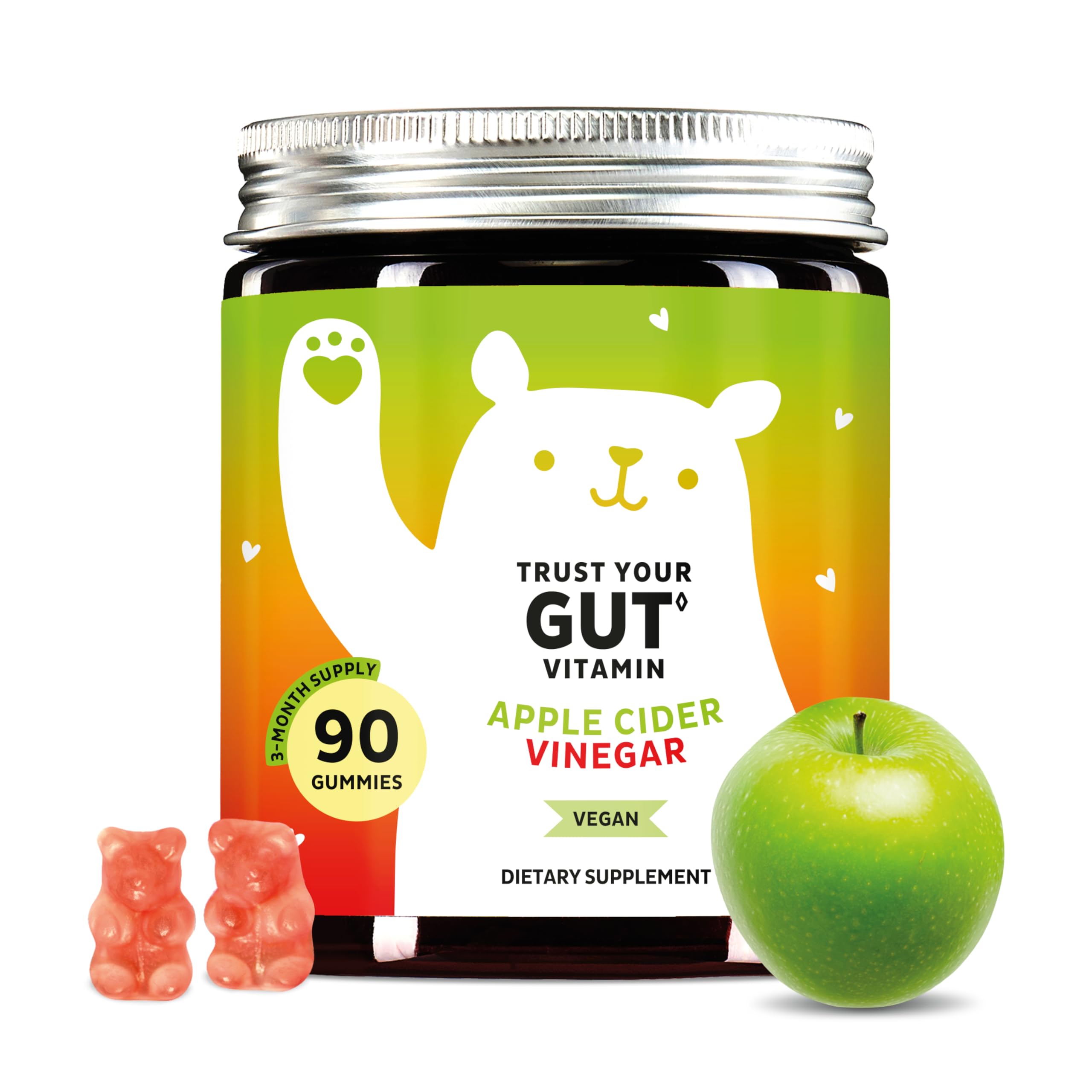 Bears with Benefits ACV gummies bottle for a convenient daily wellness ritual.