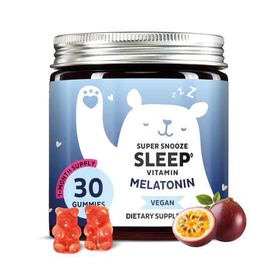 Bears with Benefits melatonin gummies pack for a relaxing nightly routine