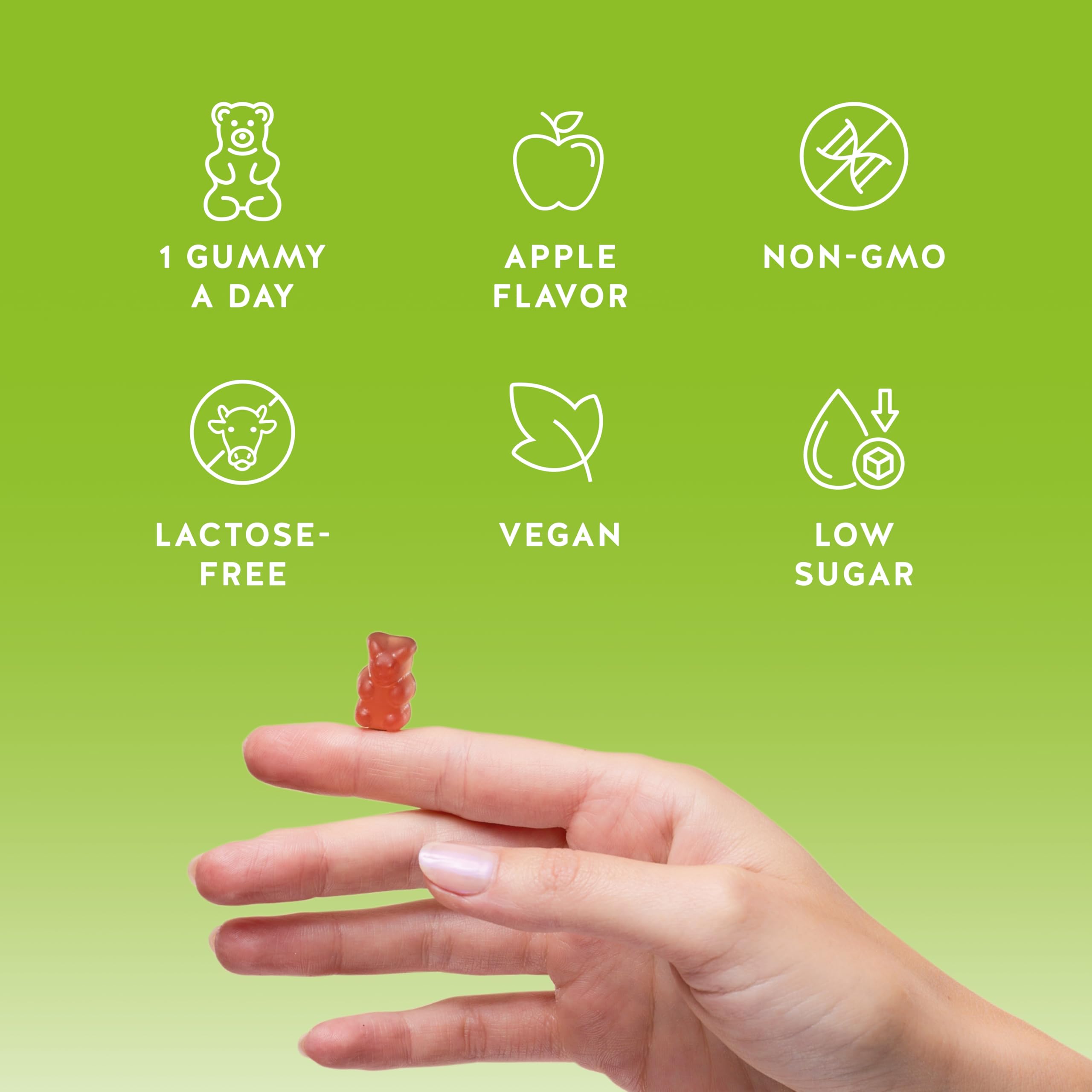 Bears with Benefits vegan gluten-free non-GMO gummies with clean label wellness.