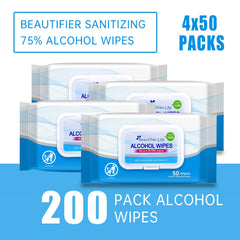 Desk or office setup shown with Beautifier Life wipes for surface quick clean.
