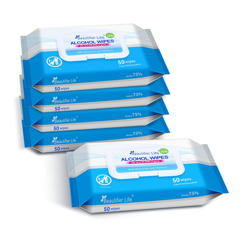 Easy-dispense Beautifier Life wipes for fast cleansing tasks.