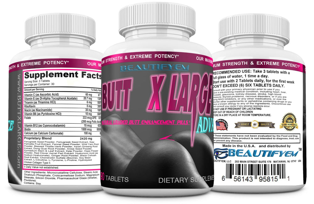 BEAUTIFYEM Butt XL lifestyle image—hint of a firmer, fuller silhouette.
