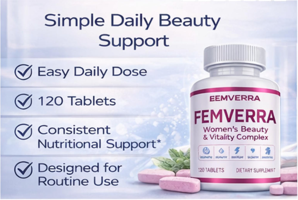BEAUTIFYEM FEMVERRA energy-caps demonstrates daily stamina support