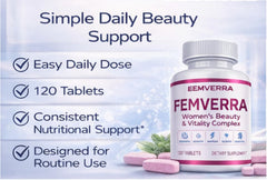 BEAUTIFYEM FEMVERRA energy-caps demonstrates daily stamina support