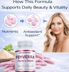 BEAUTIFYEM FEMVERRA glow-face-closeup suggests radiant skin potential
