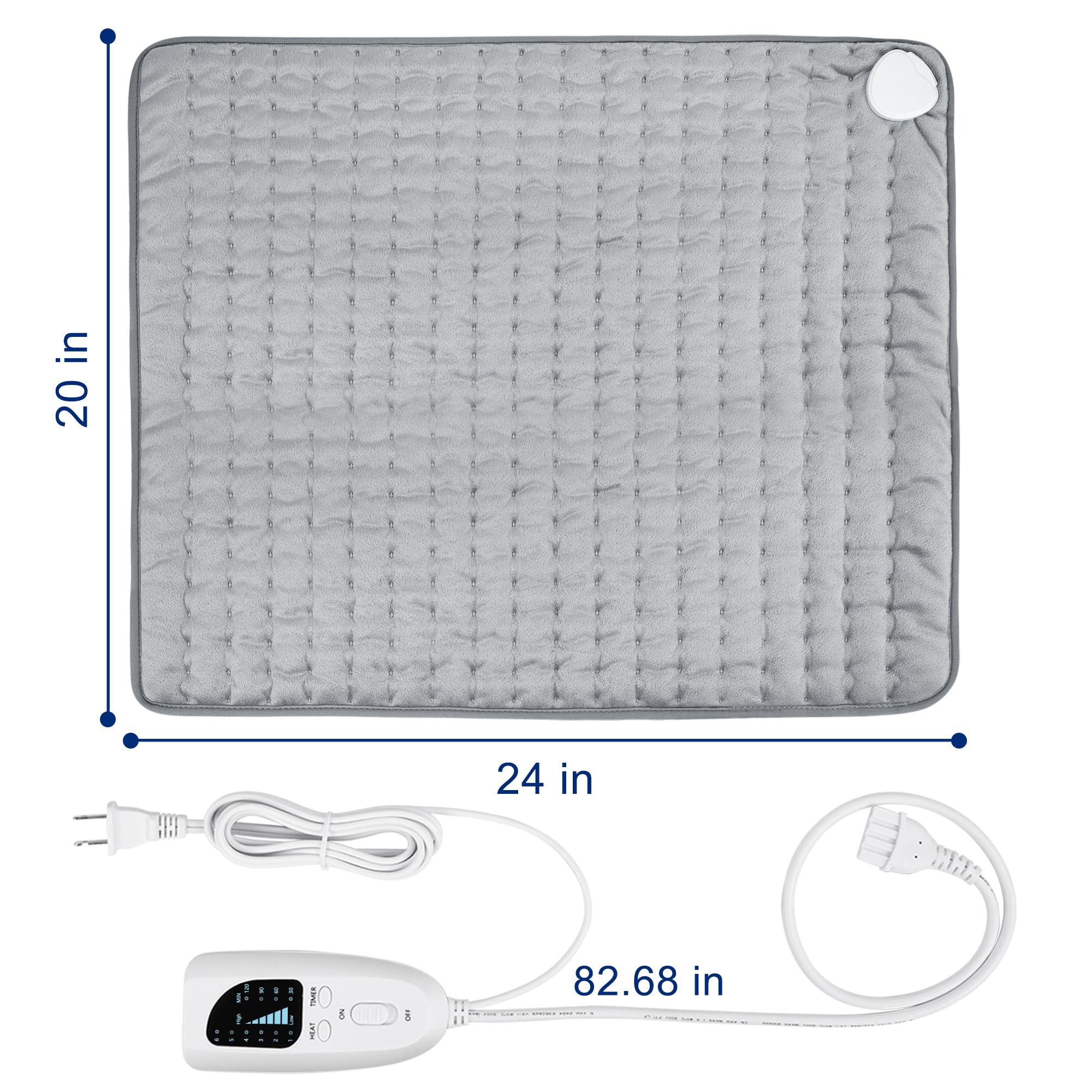 BEAUTIKEN electric heating pad arm delivers portable heat for arm soreness relief.