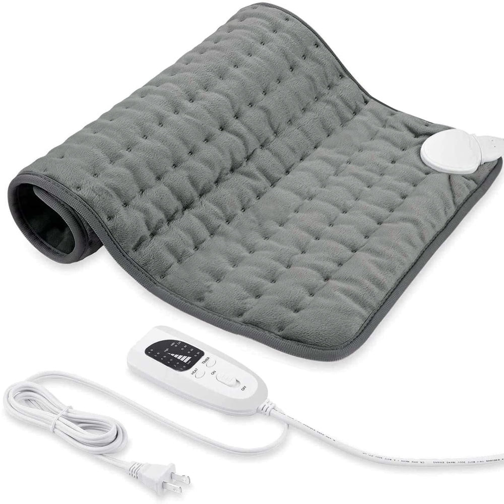 BEAUTIKEN heating pad on back and shoulders for customizable warmth.