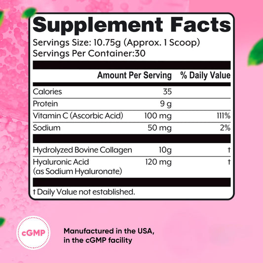Beauty and Cutie collagen peptides dissolving in a drink for convenient everyday beauty routine
