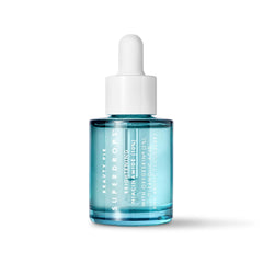Beauty Pie Superdrops bottle with dropper for a brightening serum, promoting radiant, even-toned skin.