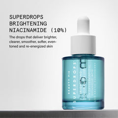 Beauty Pie Superdrops travel-friendly 1 oz bottle for on-the-go skincare.