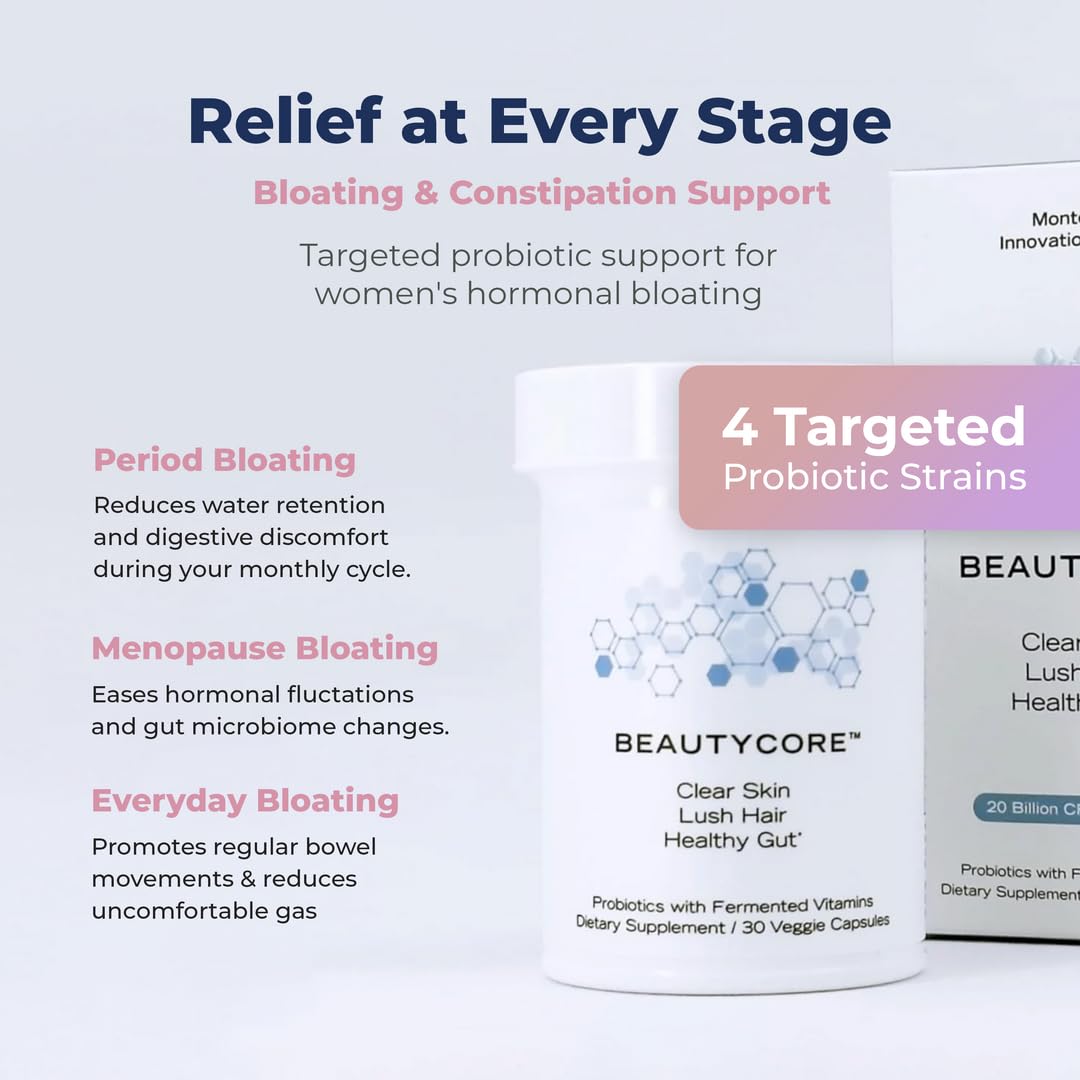 Beautycore supplement capsule closeup — acid-resistant capsule for better delivery.