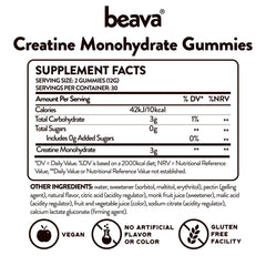 Beava Creatine Monohydrate Gummies packaging shot for on-the-go use.
