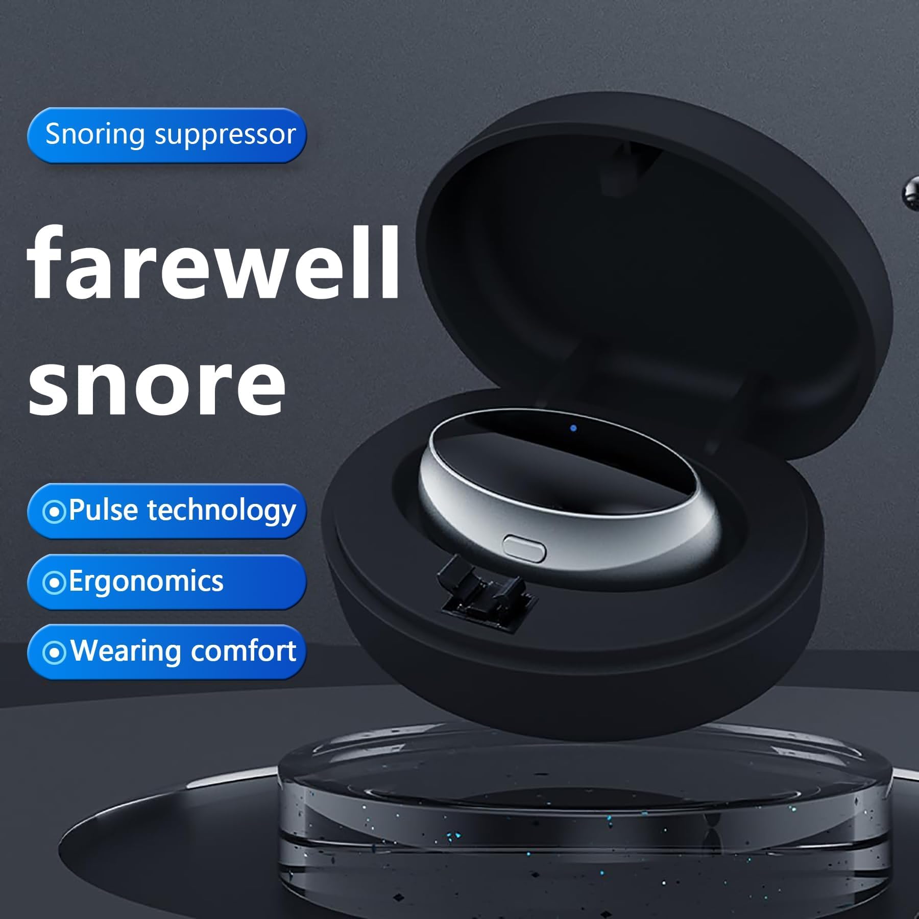 BEBESIRI Anti-Snoring Aid worn with adjustable cord for a secure fit