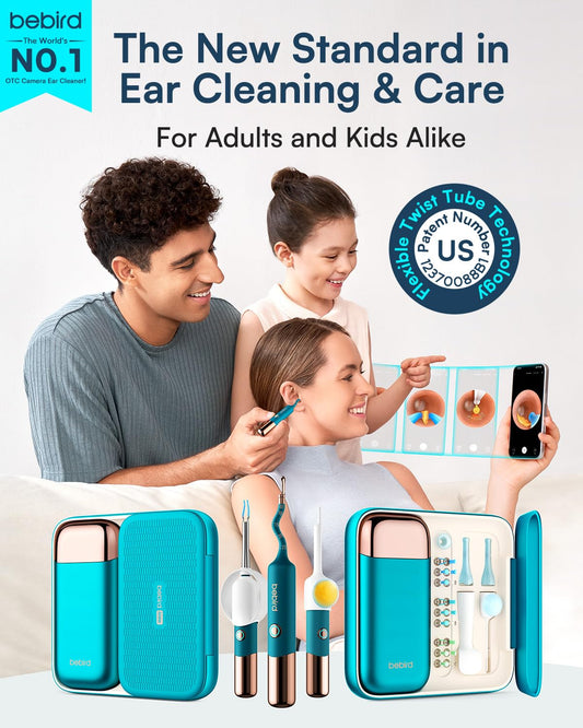 BEBIRD EarSight Ultra wireless camera provides real-time feedback during ear care.