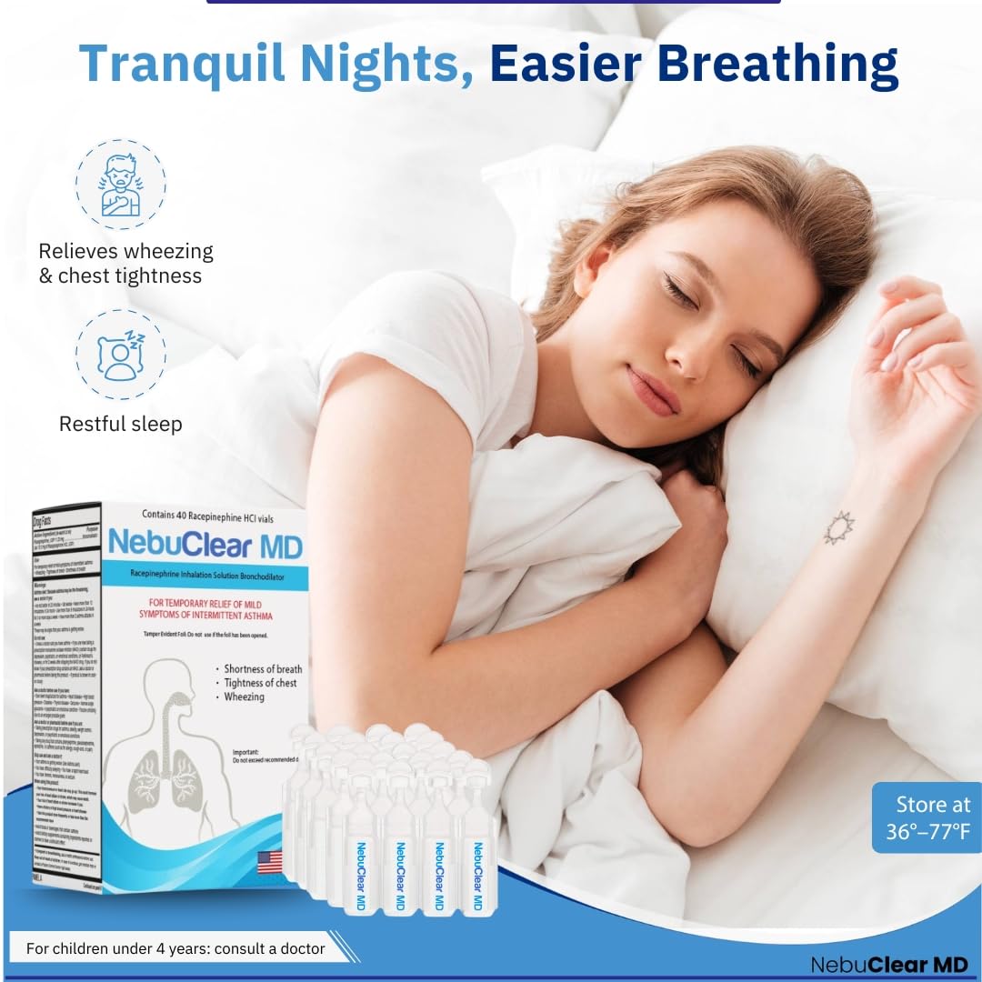 BeC Nebulizer unit-dose vials pack for clean, portable use