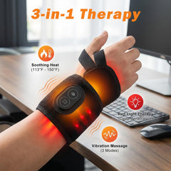 BECANNA cordless wrap battery life up to four hours on low heat.