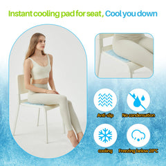 BECGAM cooling mat 16x11-8 in fits desks, chairs, beds.