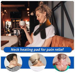 BEDHUM neck heating pad control panel with three levels for comfort.