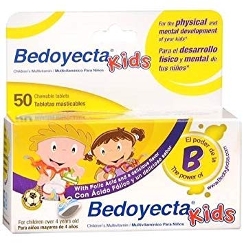 Bedoyecta Kids multivitamin chewables packaging—convenient on-the-go nutrition for kids