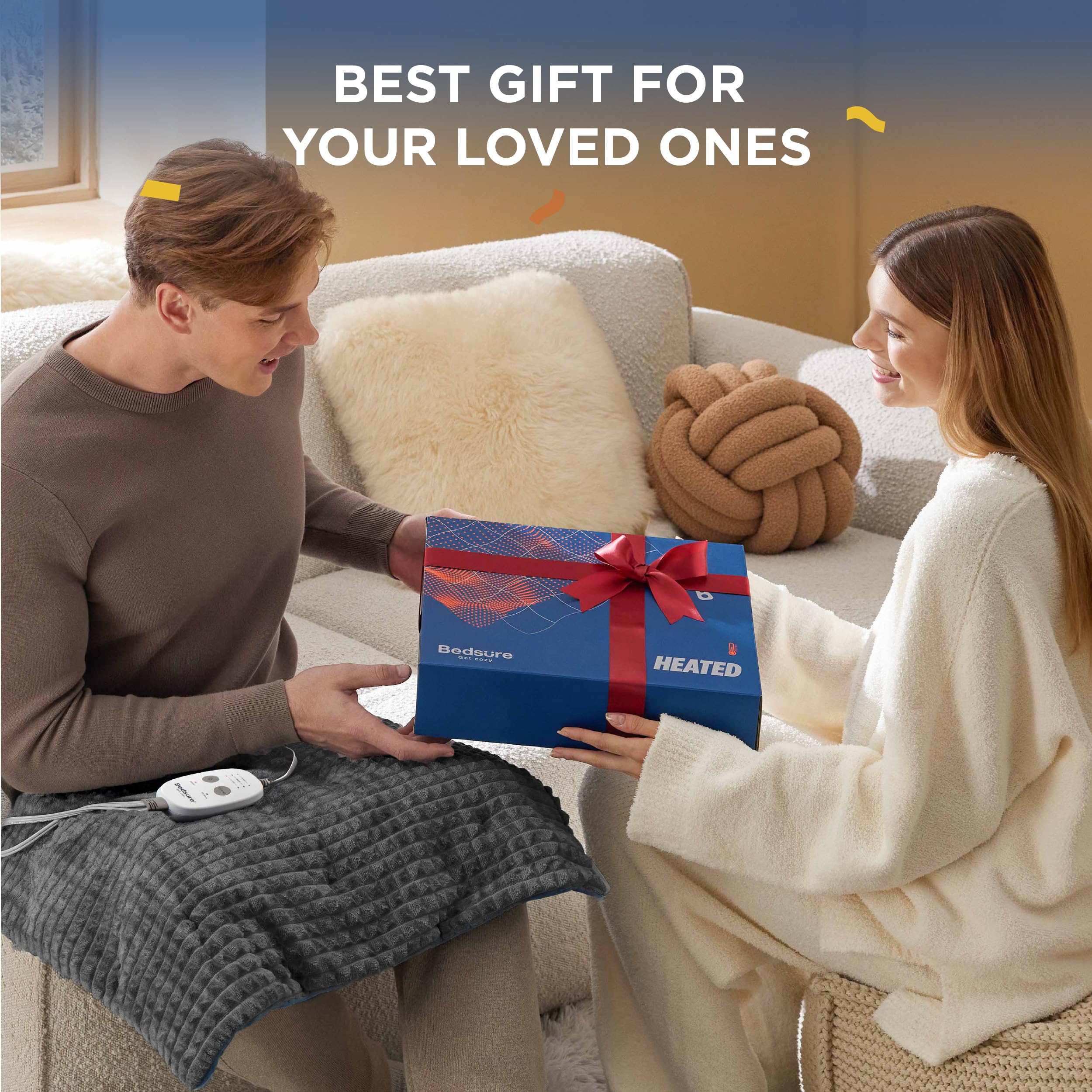 Bedsure customizable controller with three heat levels and modes.