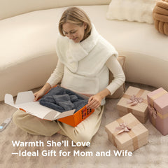 Bedsure neck wrap shown with five wearing styles for personalized warmth.