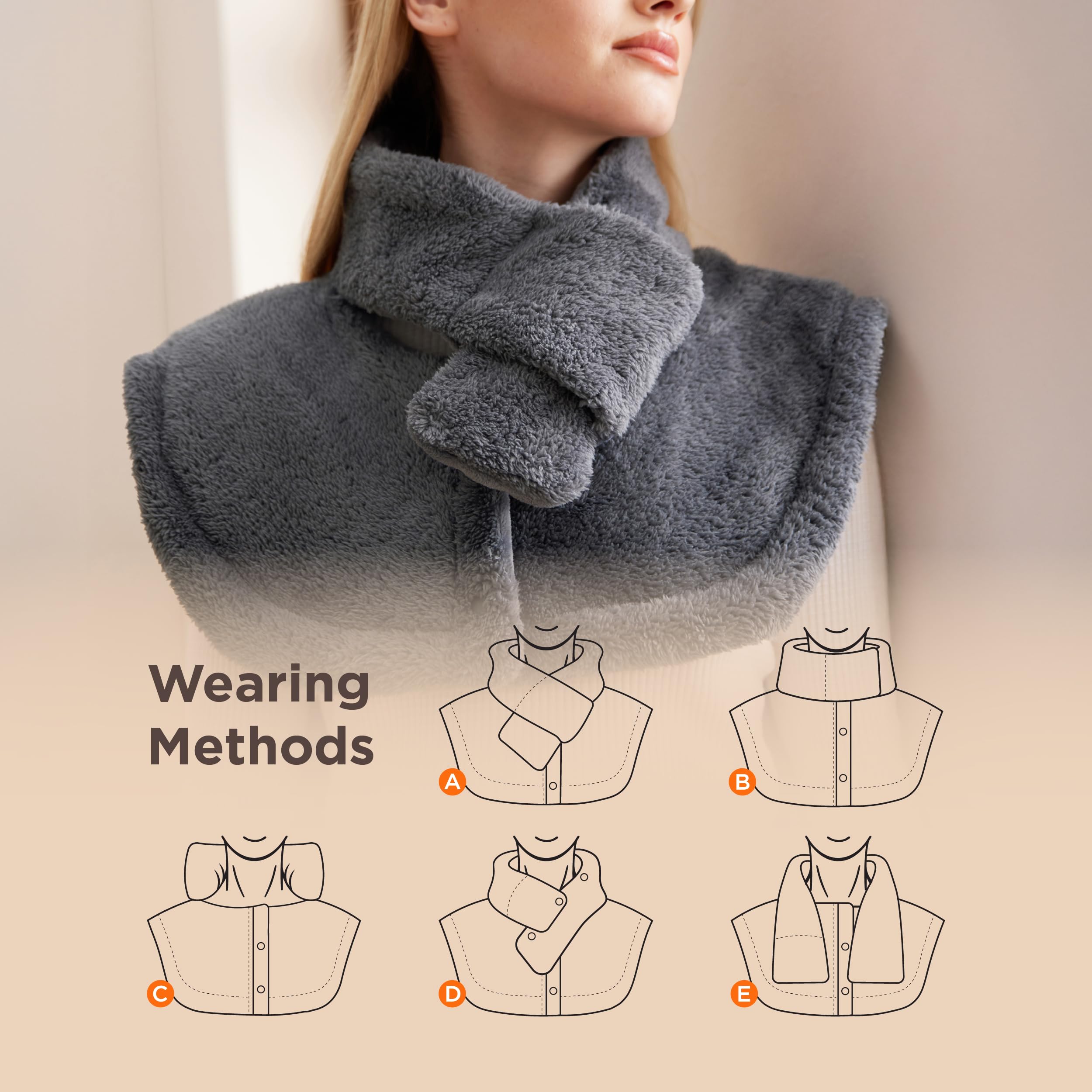 Bedsure quick on/off snap buttons for easy daily use.