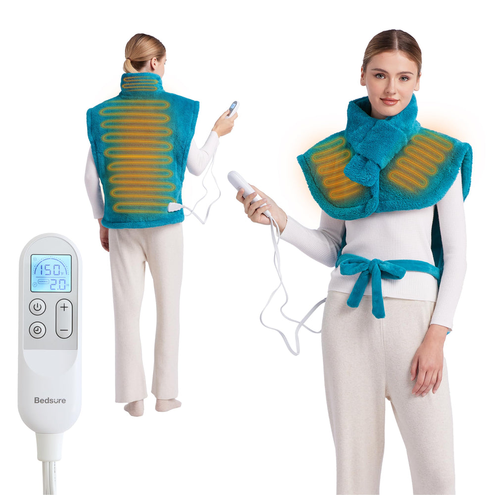 Bedsure wrap heating pad is machine washable after removing the controller