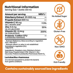 Bee & You Kids Propolis Immune Shot child-friendly packaging design