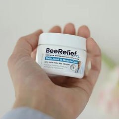 BeeReliefXL massage-application scene depicting routine relief.