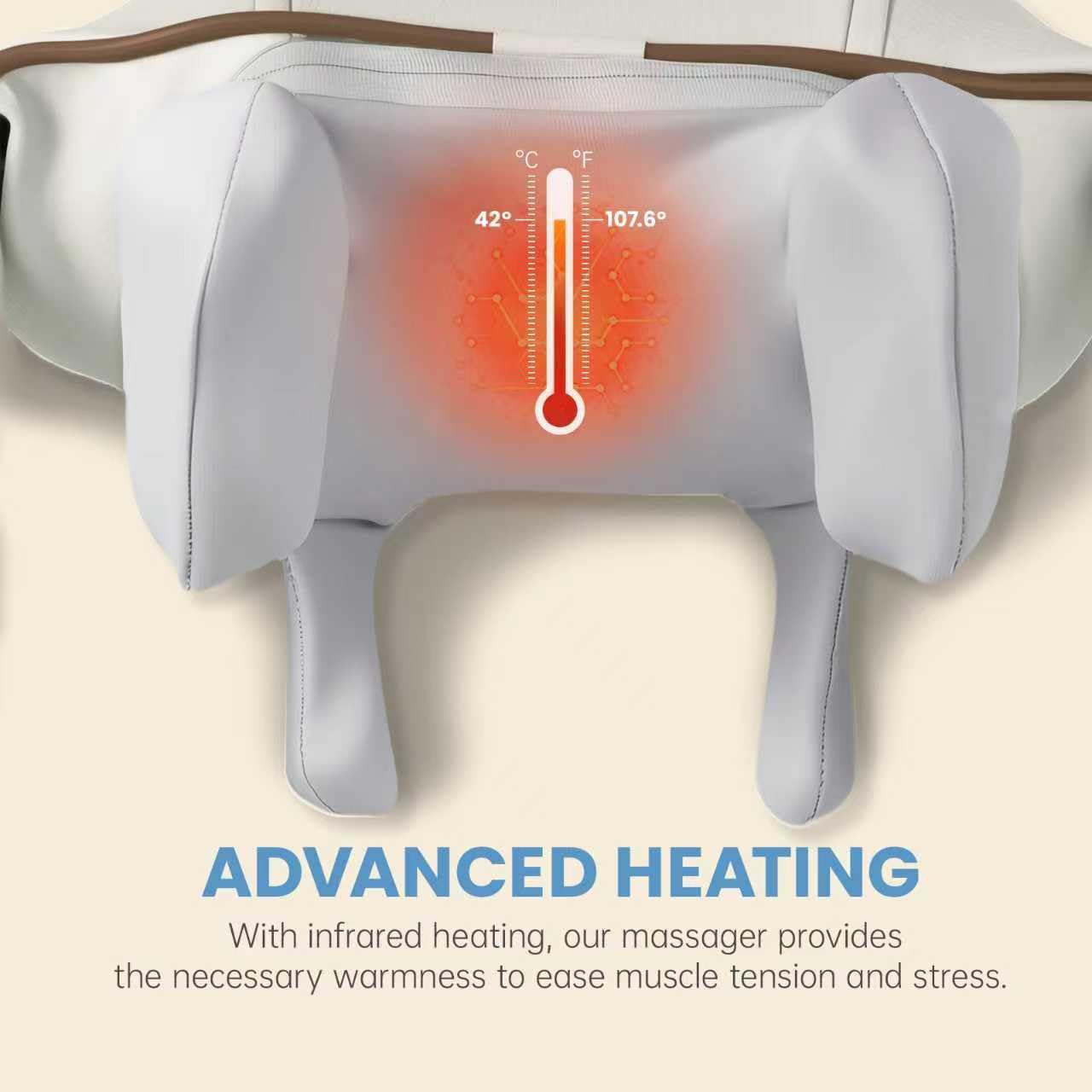 BeeChip wireless massager design for flexible use at home or travel