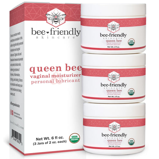 BeeFriendly Organic Vaginal Moisturizer box set for gentle intimate care.