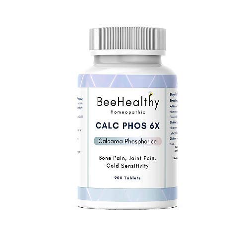 BeeHealthy Calcarea Phosphorica 6X tablets for bone health and growth support.