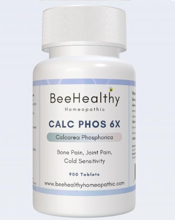 BeeHealthy Calcarea Phosphorica 6X tablets support healthy development and joint comfort.