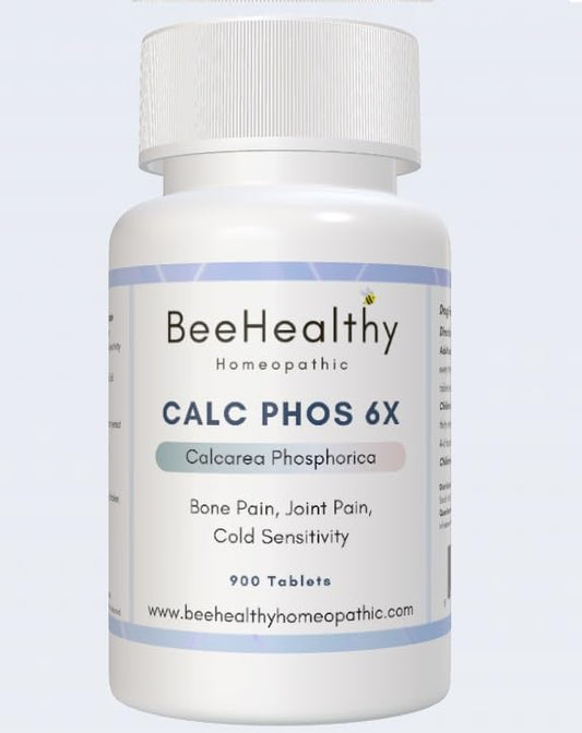 BeeHealthy Calcarea Phosphorica 6X tablets support healthy development and joint comfort.