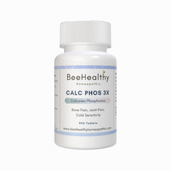 BeeHealthy CalcPhos 3X tablets bottle pour for bone support.