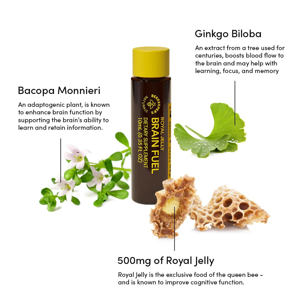 Beekeeper's Naturals B.LXR liquid's amber hue suggests smooth absorption.