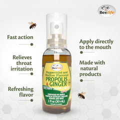 Beelife Propolis Throat Spray artepillin-C feature supports breath freshness.