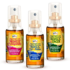 Beelife Propolis Throat Spray Mint Malva bottle for soothing relief and immune support.