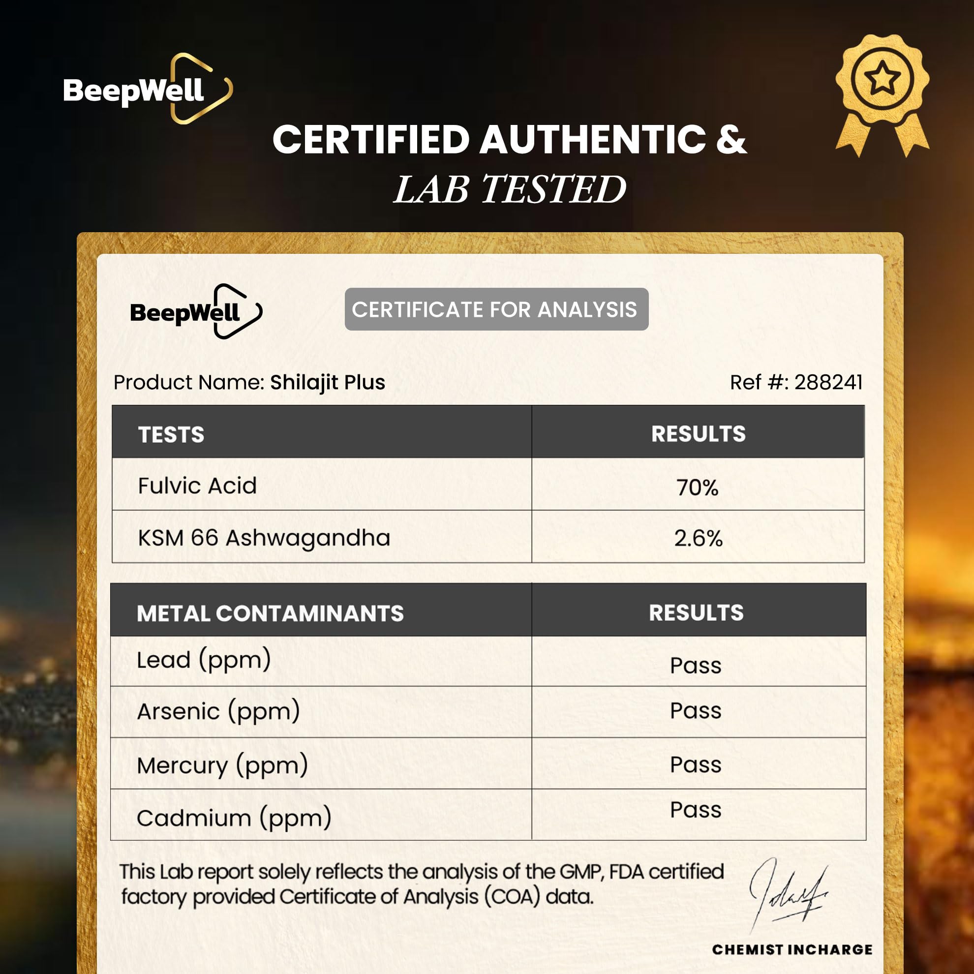 BeepWell Fulvic acid and 85+ minerals enrich the formula