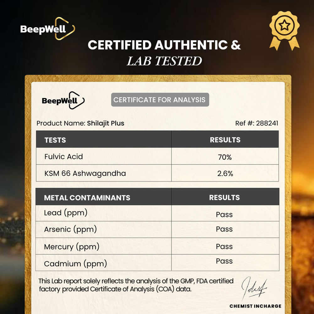 BeepWell Fulvic acid and 85+ minerals enrich the formula