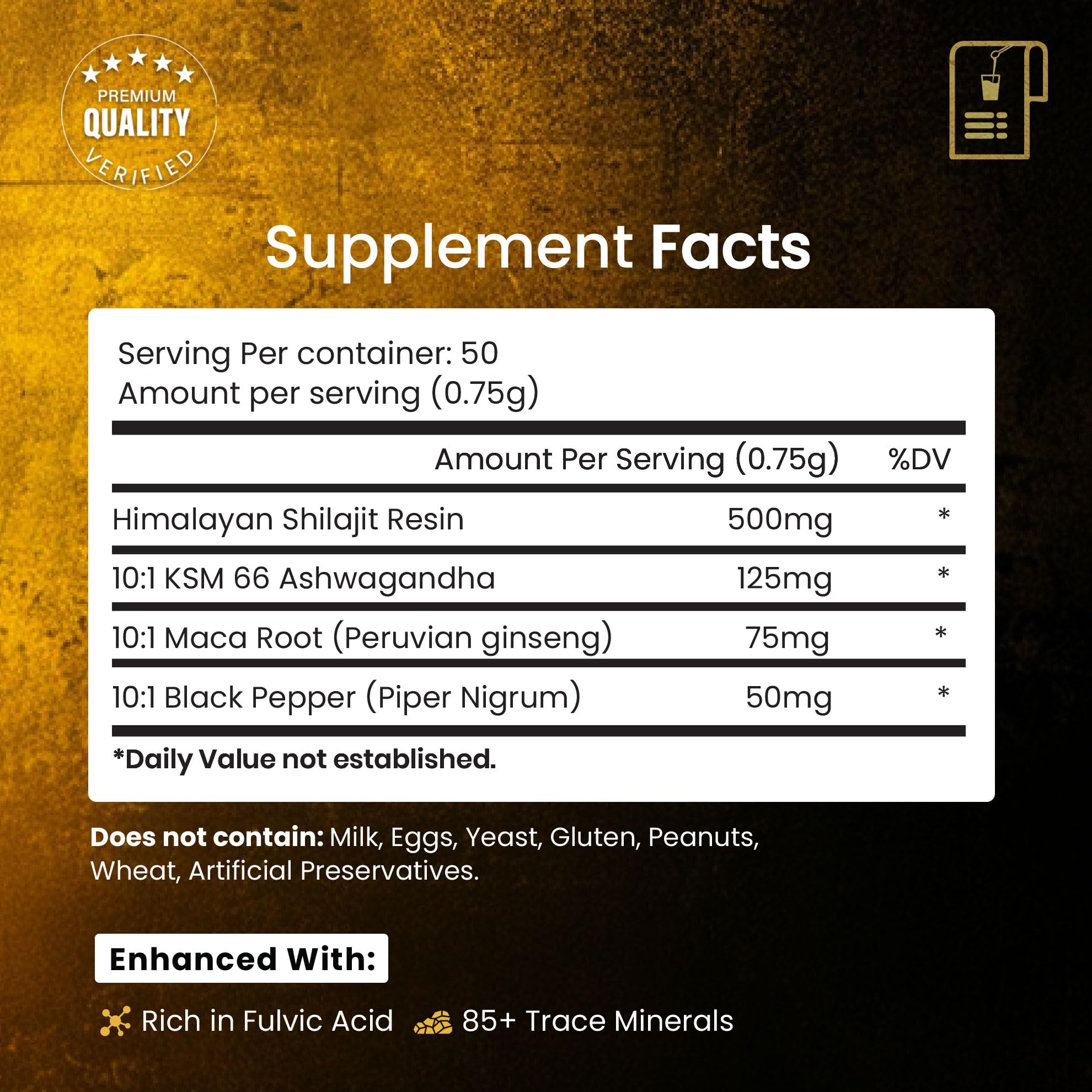 BeepWell Shilajit resin thick texture signaling mineral density