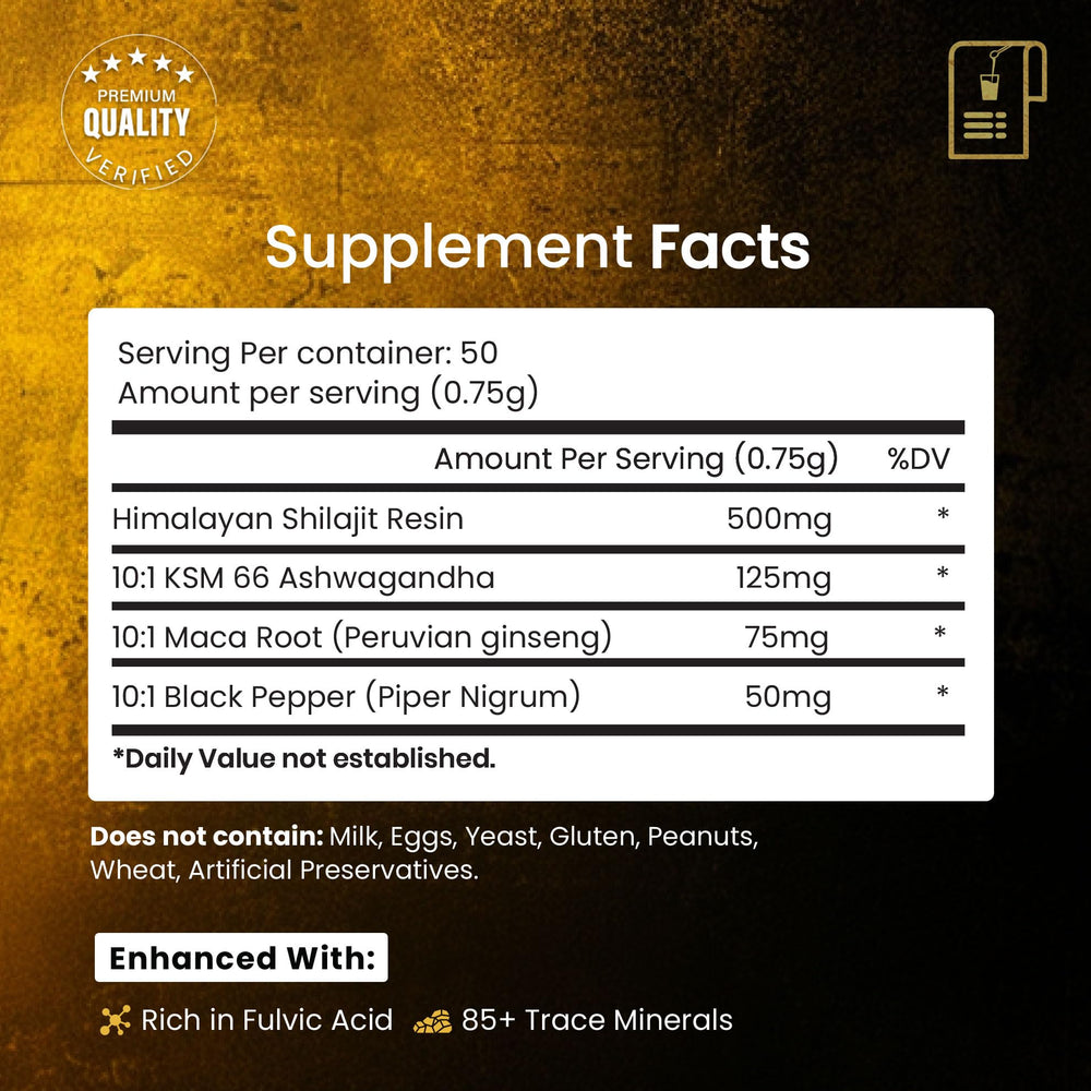 BeepWell Shilajit resin thick texture signaling mineral density