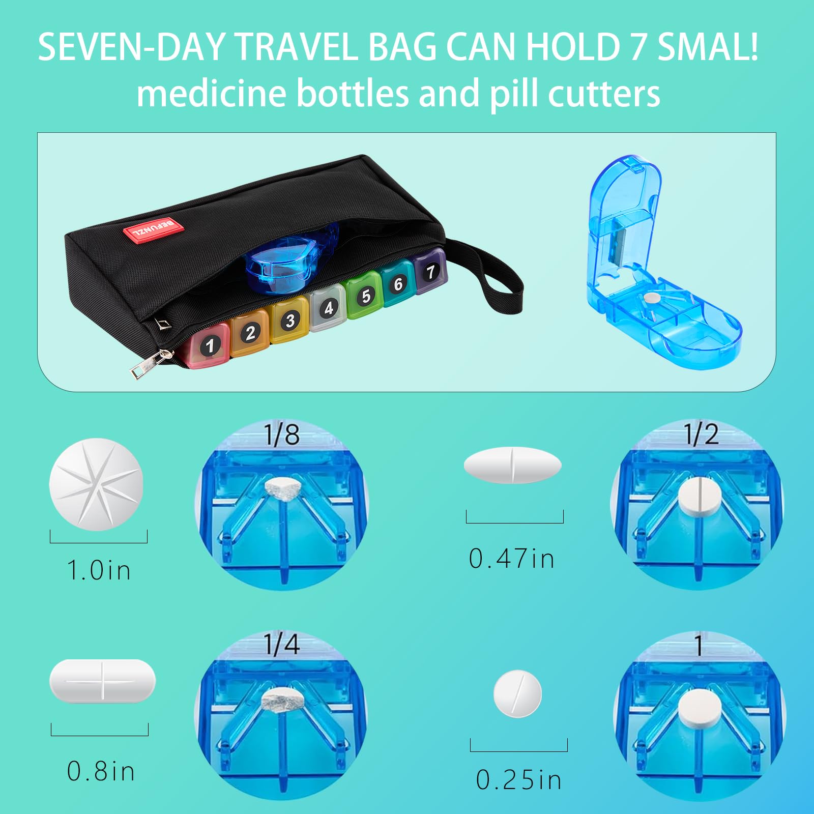 BEFUNZL digital stickers set 1-40 for dose tracking.