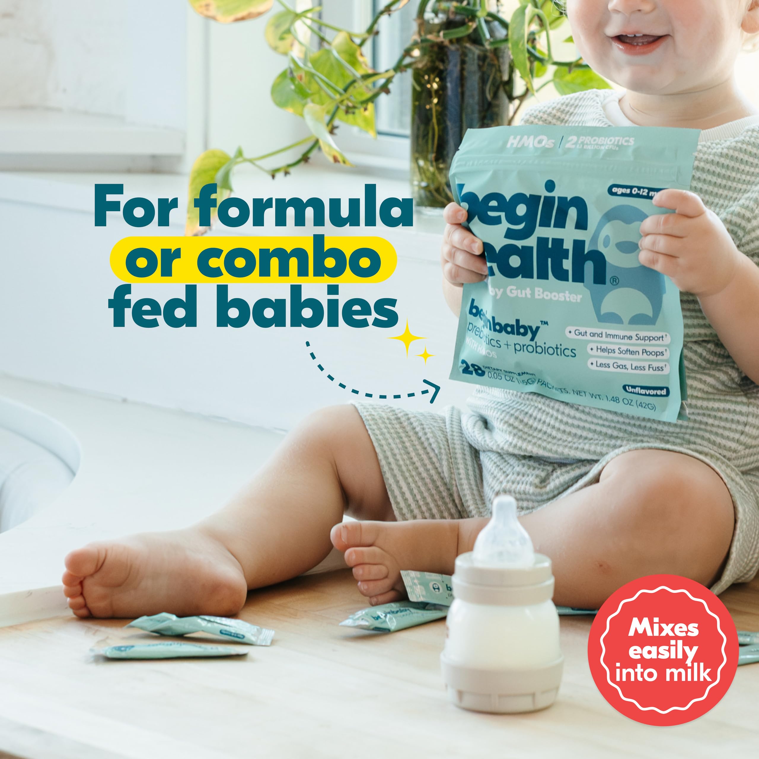 Begin Health BeginBaby gentle support for fussiness linked to colic.